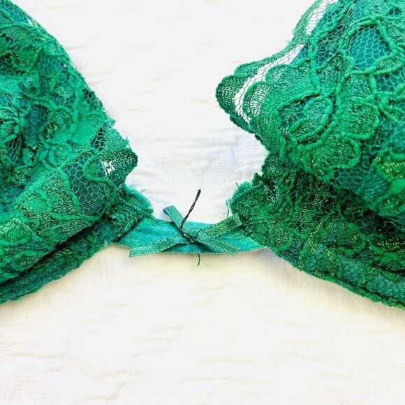BUY 1 GET 1 FREE Lace emerald green bra 34B inner secrets - Picture 3 of 13